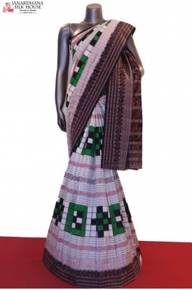 MasterWeave  & Exclusive Handloom Pure Ikat Orissa Silk Saree