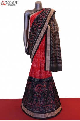 AF210839-Master Weave & Exclusive Handloom Pure Ikat Orissa Silk Saree