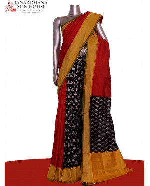 Pure Handloom Patola Ikat Silk..