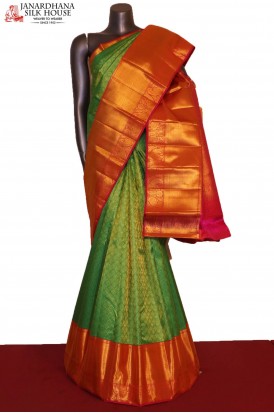 Grand Exclusive Wedding Kanjeevaram Silk Saree