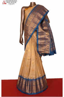 Grand & Ganga Jamuna Handloom Pure Gadwal Silk Saree