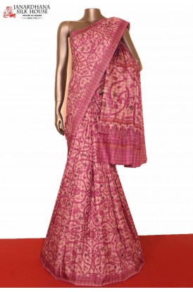 Prints & Checks Exclusive Silk Saree