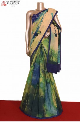 Designer Crepe Silk Saree