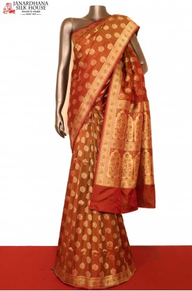 Exclusive Jamawar Tanchoi Silk Saree