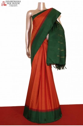 Veldhari & Temple Kanjeevaram Silk Saree