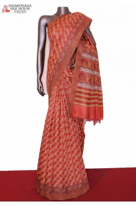 Pure Tussar Silk Saree