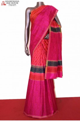 Exclusive Pure Printed Silk Saree