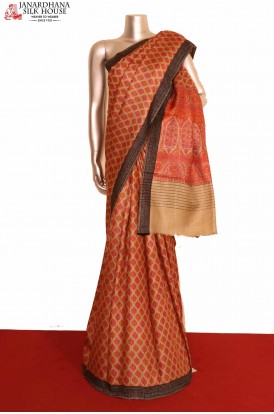 Pure Tussar Pashmina Silk Saree