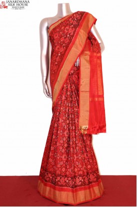Exclusive Ikat Patola Silk Saree