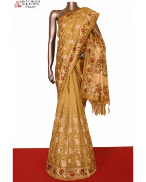 Embroidery Art Silk Saree..