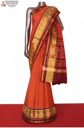 Handloom Exclusive Ikat Patola Silk Saree