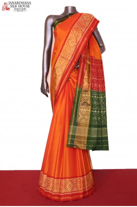 Handloom Exclusive Ikat Patola Silk Saree