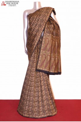 Exclusive Jamawar Tanchoi Silk Saree