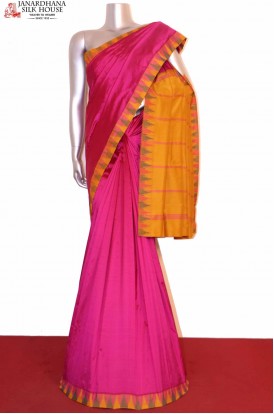 Pure Temple South Silk Saree