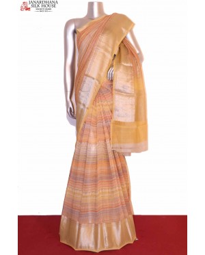 Exclusive Pure Linen Silk Sare..