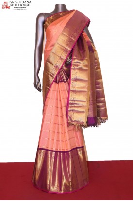 Contemporary Bridal Kanjeevaram Silk Saree