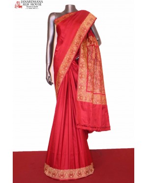 Exquisite Handloom Satin Valka..