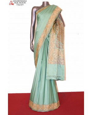Exquisite Handloom Satin Valka..