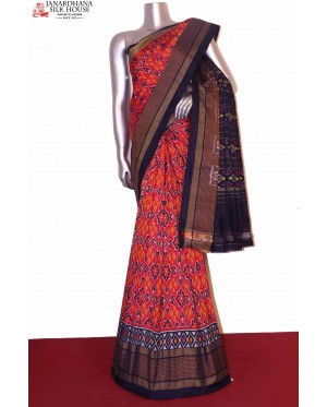 Exquisite Ikat Patola Silk Sar..