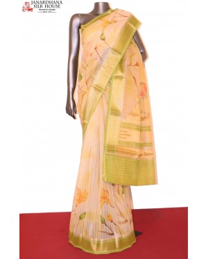 Pure Printed Kota Cotton Saree..
