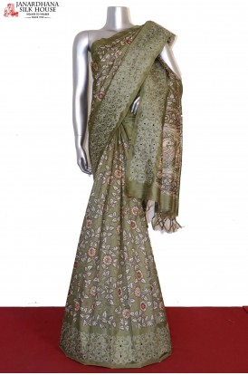 Embroidery Art Silk Saree