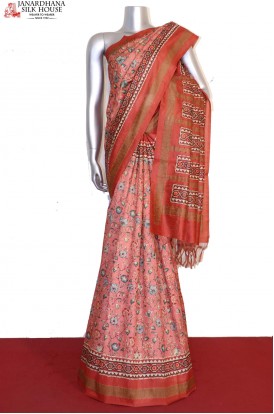 Embroidery Art Silk Saree