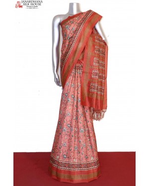 Embroidery Art Silk Saree..