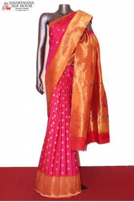 Grand Wedding Meenakari Paithani Silk Saree