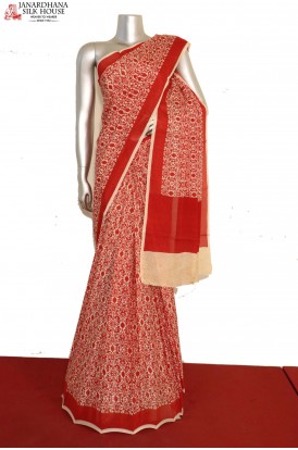 Printed Art Silk Saree