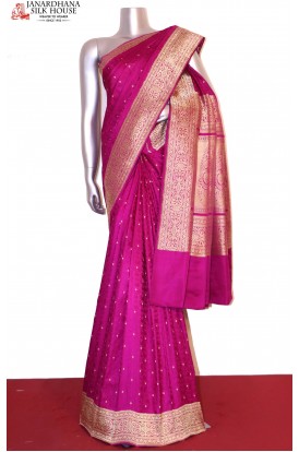 Exclusive Satin Tanchoi Jamawar Silk Saree-Master Weaves