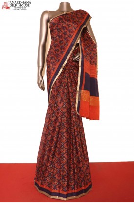 Floral Exclusive Pure Crepe Silk Saree