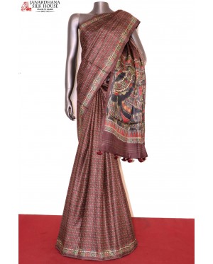 Madhubani Exclusive Pure Tussa..