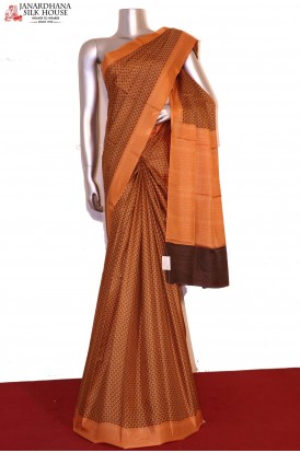 Classic Finest Quality Pure Printed Silk Saree