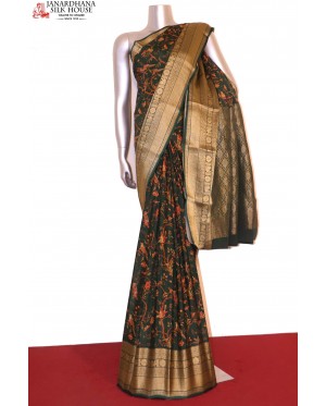 Exquisite Printed Crepe Silk S..