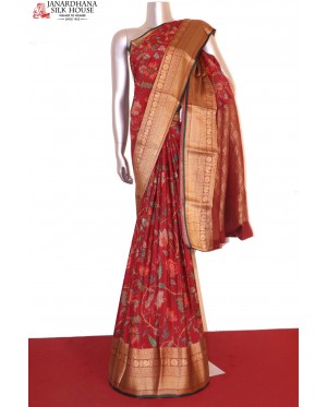 Exquisite Printed Crepe Silk S..