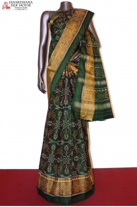 Exclusive Handloom Ikat Patola Silk Saree