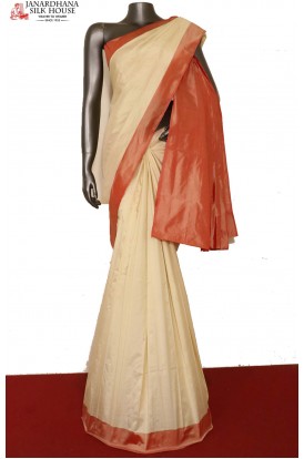 Thead Weave Traditional Pure South Silk Saree