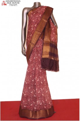 Exclusive Soft Pure Cotton Chanderi Saree