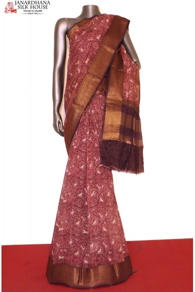 Exclusive Soft Pure Cotton Chanderi Saree