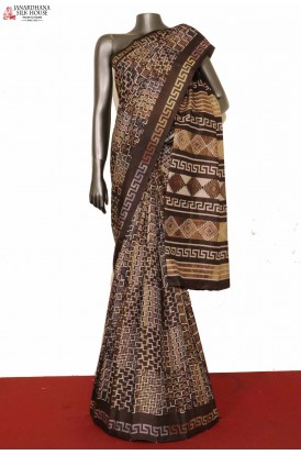 Soft Printed Art Silk Saree