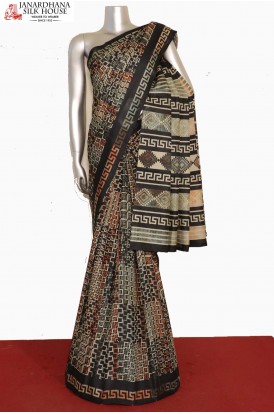 Soft Printed Art Silk Saree