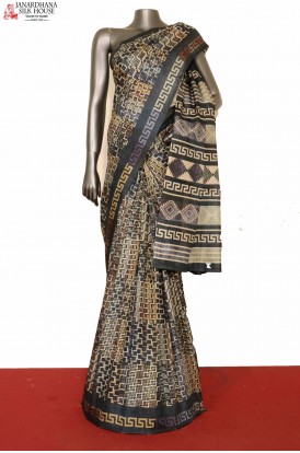 Soft Printed Art Silk Saree
