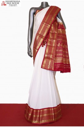Traditional Wedding South Silk Saree