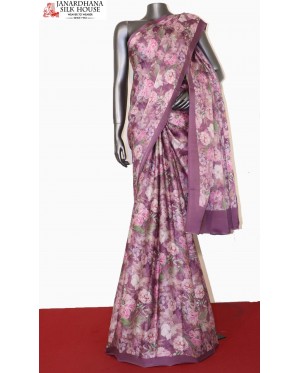 Designer Floral Prints Pure Sa..
