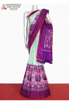 Handloom Ikat Patola Silk Saree