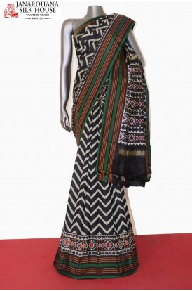 Handloom Ikat Patola Silk Saree
