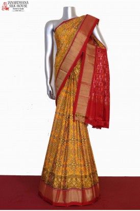 Handloom Ikat Patola Silk Saree