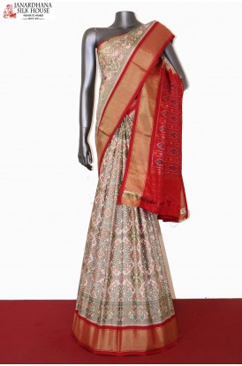 Handloom Ikat Patola Silk Saree