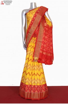 Handloom Ikat Patola Silk Saree