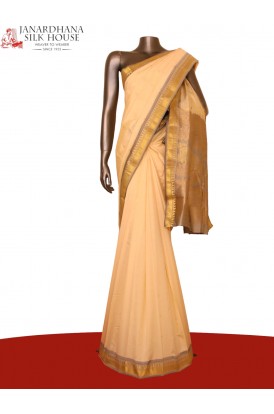 Traditonal Contrast Pure South Silk Saree